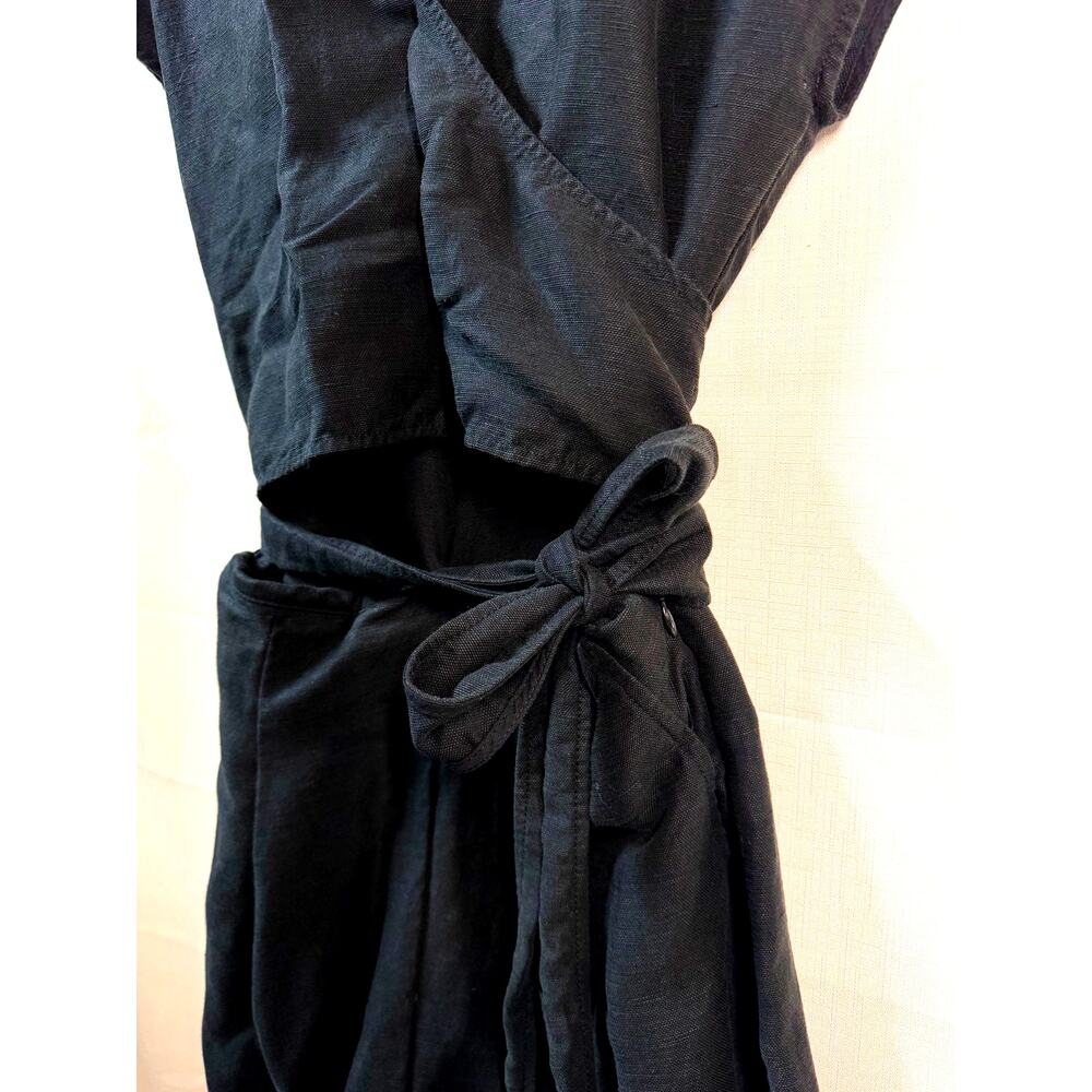 Aritzia Wilfred Brax Linen Jumpsuit Black Size 8 Capsule Minimal Classic Modern - Picture 4 of 16